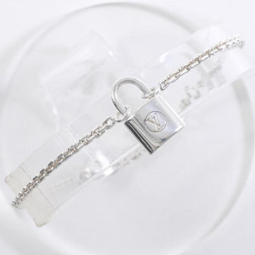 LOUIS VUITTON lockit silver bracelet total weight about 4.6g 17cm jewelry