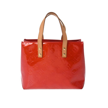 LOUIS VUITTON Vernis Lead PM Rouge M91088 Women's Monogram Handbag