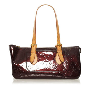 Louis Vuitton Vernis Rosewood Avenue Handbag M93510 Amaranto Purple Patent Leather Women's LOUIS VUITTON
