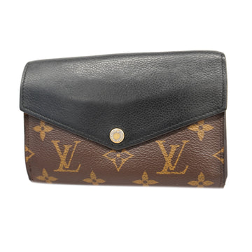 LOUIS VUITTONAuth  Monogram Portofeuil Pallas Compact M60990 Noir