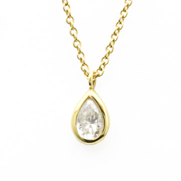 TIFFANY Diamond By The Yard Pear Shape Necklace Yellow Gold [18K] Diamond Men,Women Fashion Pendant Necklace [Gold]