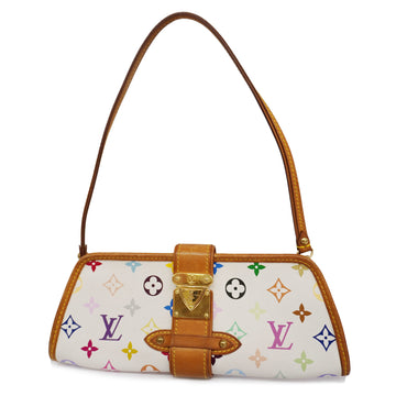 LOUIS VUITTONAuth  Monogram Multicolore Shirley M40049 Shoulder Bag Blanc