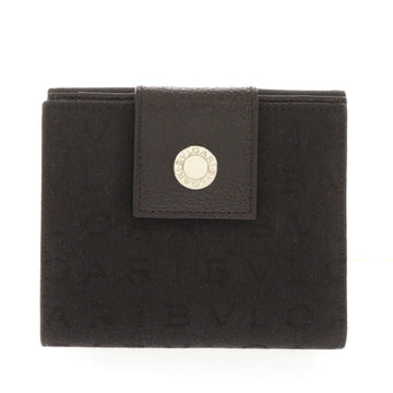 Bvlgari logotype bi-fold wallet canvas ladies