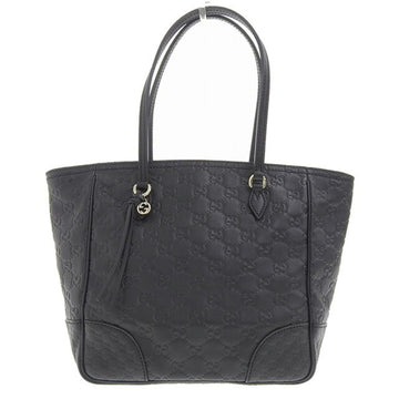 GUCCI Bag Women's Tote Shoulder Shima Leather Black 353119