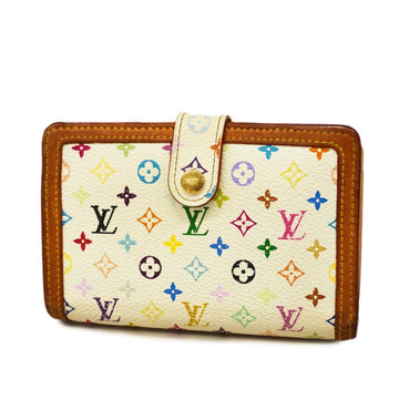 LOUIS VUITTON Wallet Monogram Multicolor Portefeuil Viennois M92987 White Ladies