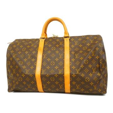 LOUIS VUITTONAuth  Monogram Keepol 50 M41426 Boston Bag