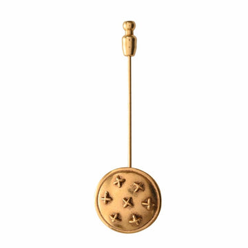 CHANEL pin brooch gold ladies