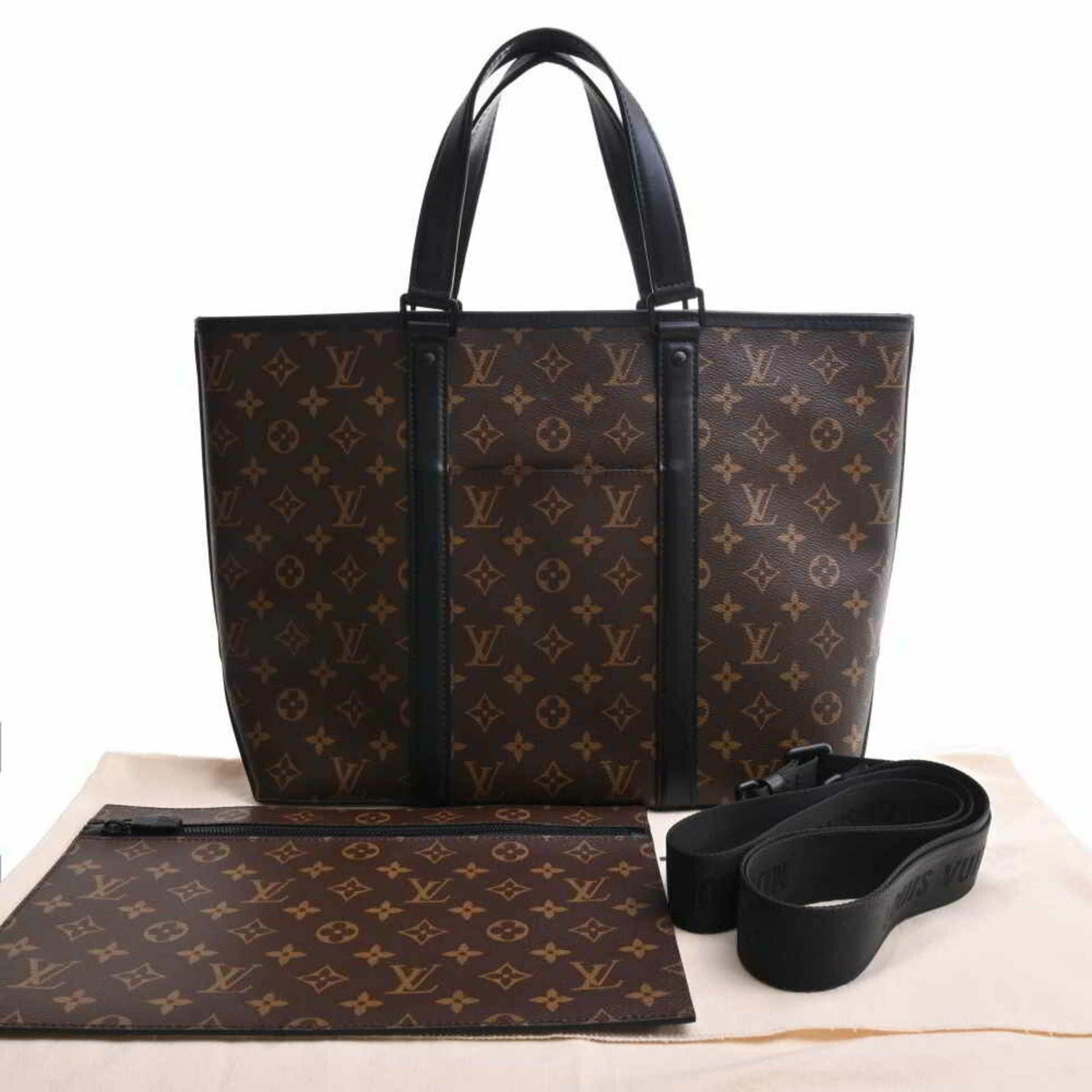 Louis Vuitton Monogram Macassar Weekend Tote PM