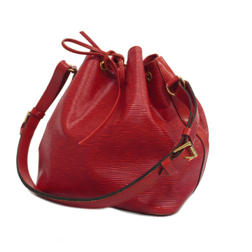 LOUIS VUITTONAuth  Epi Petit Noe M44107 Women's Shoulder Bag Castilian Red