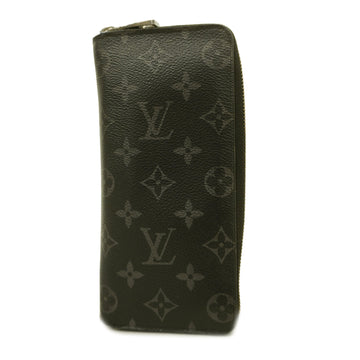 LOUIS VUITTONAuth  Monogram Eclipse Zippy Wallet Vertical M62295 Long Wallet