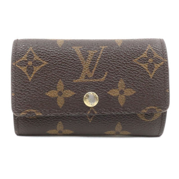 LOUIS VUITTON Multicle 6 M62630 Monogram Canvas Brown TS4136 Ladies Key Case