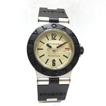 Bvlgari Aluminum Date AL32TA Quartz Clock Watch Boys