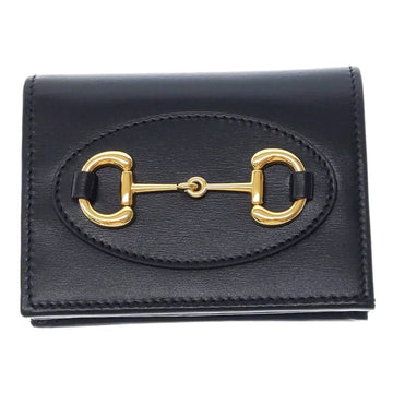 Gucci 621887 Horsebit Leather Wallet Women's