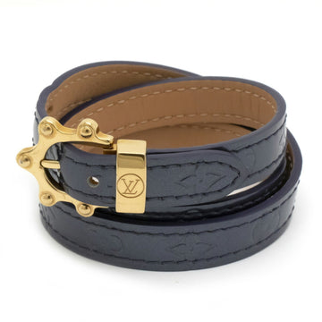 Louis Vuitton Verni Brasle Triple Tour Bracelet Andigo M91404