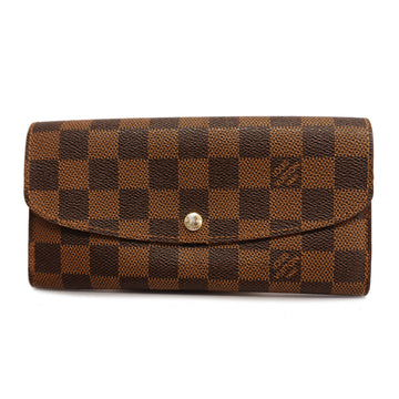 LOUIS VUITTONAuth  Damier Portofeuil Emily N63019 Women's Long Wallet [bi-fold]