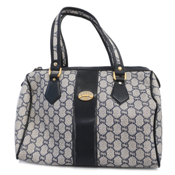 GUCCIAuth  GG Plus Women's PVC,Leather Handbag,Tote Bag Navy