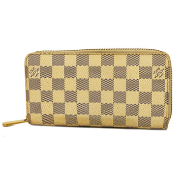 LOUIS VUITTONAuth  Damier Azur Zippy Wallet N60019 Women's Long Wallet [bi-fold