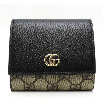 Gucci Women's and Men's Coin Case 598587 GG Marmont Black Brown