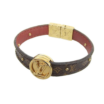 LOUIS VUITTON Bracelet Monogram Women's Brasserie LV Circle Reversible Rouge BC0139