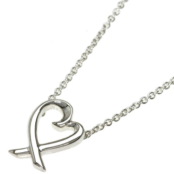 TIFFANY Loving Heart Necklace Silver Ladies &Co.