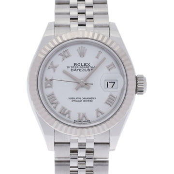 ROLEX Datejust 28 279174 Women's SS/WG Watch Automatic White Dial