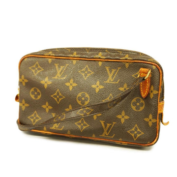 LOUIS VUITTON Shoulder Bag Monogram Pochette Marly Bandouliere M51828 Brown Ladies