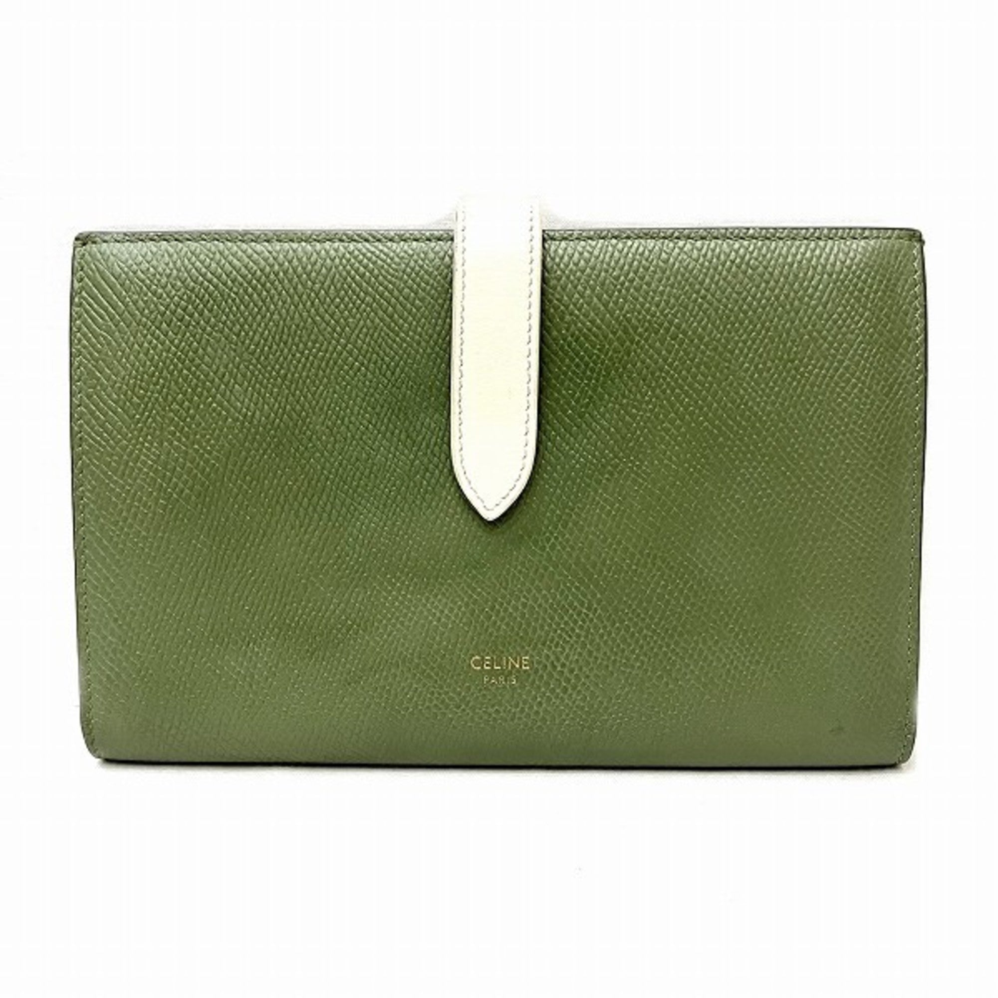 Celine green wallet sale