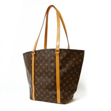 Louis Vuitton Handbag Monogram LV Sack M51108 Brown Women's Canvas