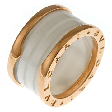 Bvlgari B-ZERO.1 B-ZERO One 4 Band Ring White Ceramic / No. 12 18K Ladies