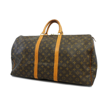 LOUIS VUITTONAuth  Monogram Keepol 55 M41424 Boston Bag