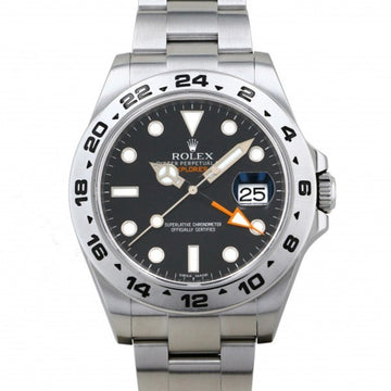 ROLEX Explorer II 216570 black dial watch men