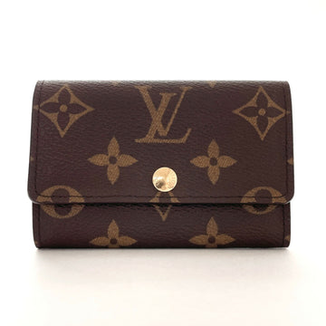 LOUIS VUITTON Multicle 6 Key Case Monogram Canvas  M62630 Unisex Brown