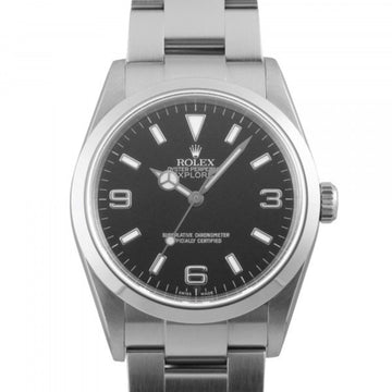 ROLEX Explorer 114270 black dial watch men