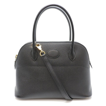 Hermes Bolide 27 D Engraved () Ladies Handbag Vaux Epsom Noir