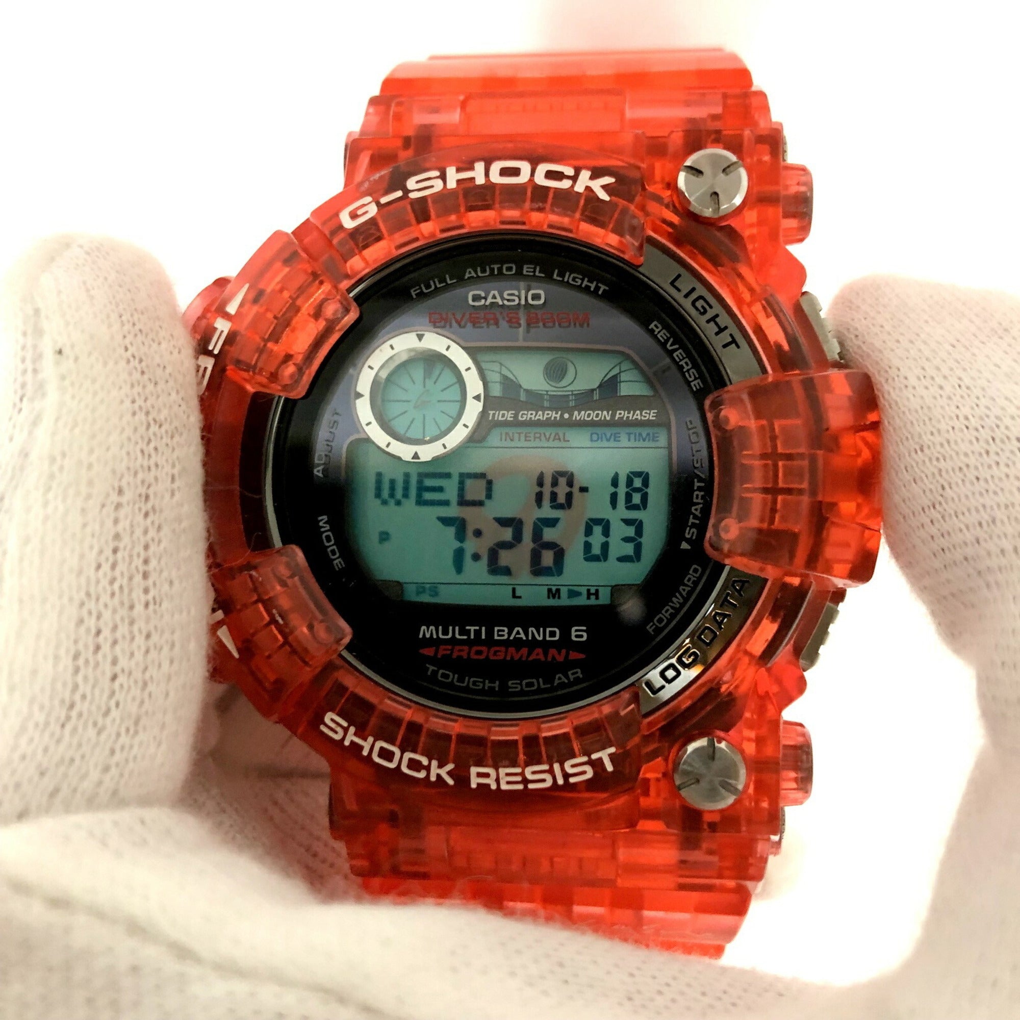 CASIO G SHOCK watch GWF 1000TM FROGMAN No serial Takashi Murakami FM 4