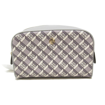TORY BURCH Pouch Gray leather 87926061