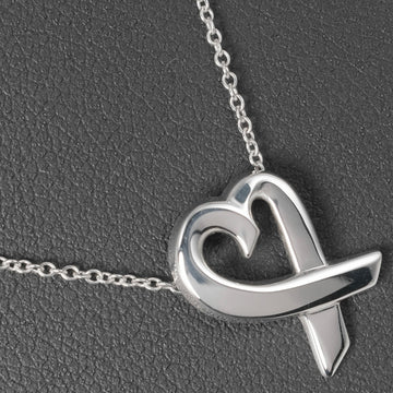 TIFFANY Loving Heart Necklace Silver 925 &Co. Women's