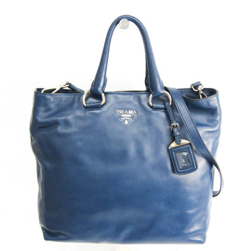 Prada BN2865 Women's Leather Handbag,Shoulder Bag Bluette