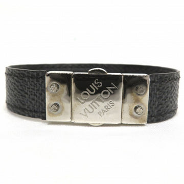 LOUIS VUITTON Damier Graphite Brasserie Checkit M6606E Brand Accessory Bracelet Bangle Unisex