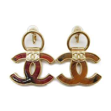 CHANEL Earring Earring Gold Gold Plated Gold