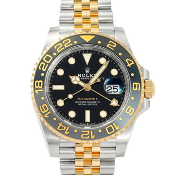 ROLEX GMT Master II 126713GRNR Black/Dot Dial Watch Men's