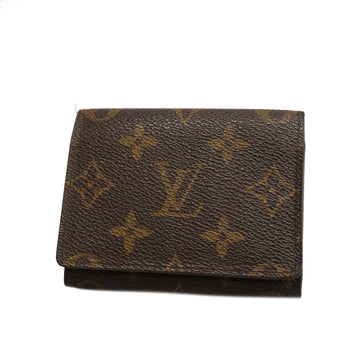 LOUIS VUITTONAuth  Monogram Amberop Cult De Visit M62920 Business Card Case