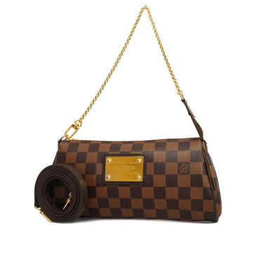 LOUIS VUITTON Shoulder Bag Damier Eva N55213 Brown Women's