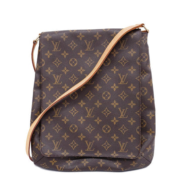 LOUIS VUITTON Shoulder Bag Monogram Musette M51256 Brown Ladies