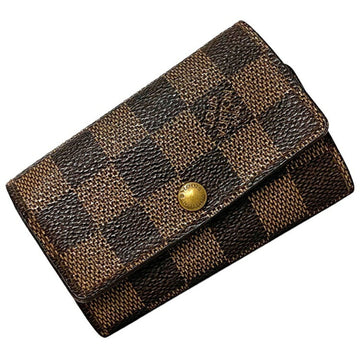 LOUIS VUITTON6 Row Key Case Multicle Brown Gold Damier Ebene N62630 Ring CT9065  Women's Men's