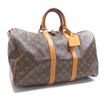 LOUIS VUITTON Boston Bag Monogram Keepall 45 M41428 Women's Men's Unisex Hand