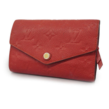 LOUIS VUITTON Trifold Wallet Monogram Empreinte Portefeuille Curieuse Compact M60735 Three Women's