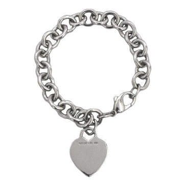 TIFFANY Bracelet Silver Return to Heart Tag Ag 925 &Co. Chain Women's Plate
