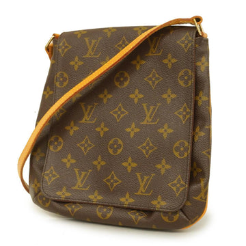 LOUIS VUITTON Shoulder Bag Monogram Musette Salsa Short Strap M51258 Brown Women's