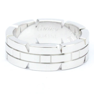 CARTIER Tank Francaise White Gold [18K] Fashion No Stone Band Ring Silver